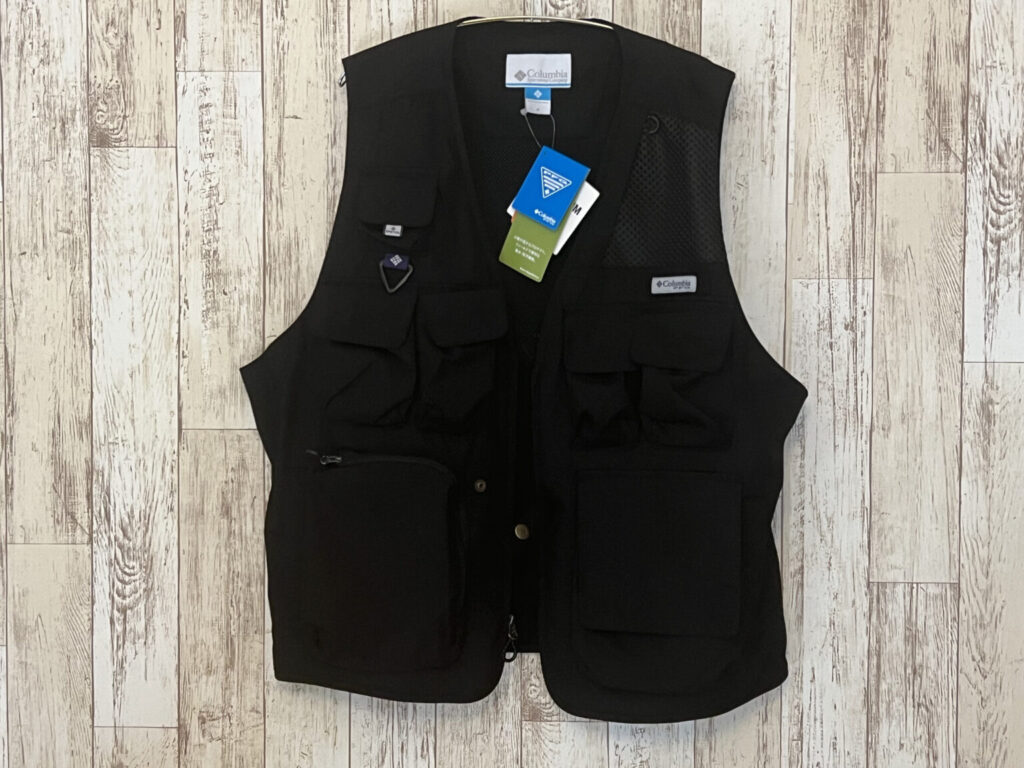 
【HOUYHNHM Fishing Club×Columbia PFG】ゴールドクリークベスト　BLACK Mサイズ