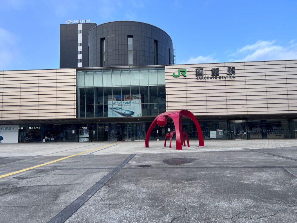 函館駅到着