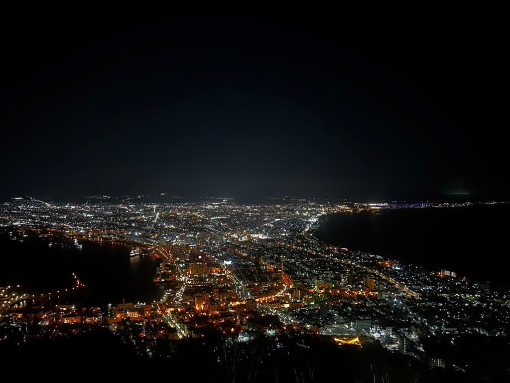 函館山夜景　１００万ドルの夜景